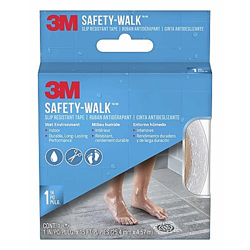 3M Safety-Walk Slip Resistant Tape 220C-R1X180 1″ × 15 ft Clear