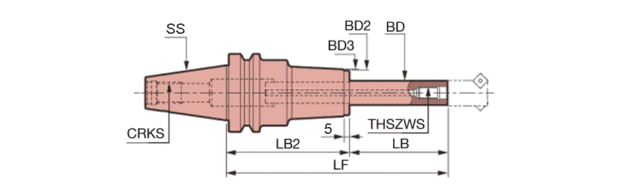 BT40-RSG 8-155-M75